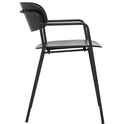 Стул с подлокотниками torfrid, черный
