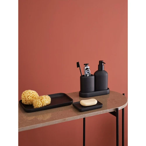 Мыльница slim, черная