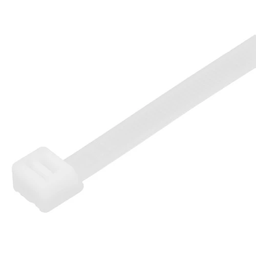 Хомуты, 250 х 8 мм, пластиковые, белые, 100 шт Сибртех