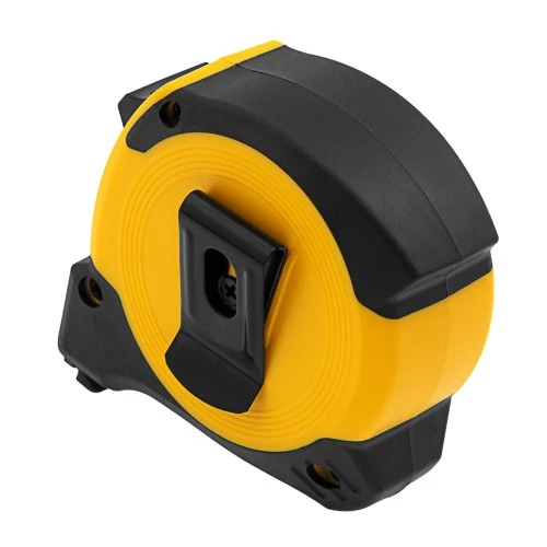 Рулетка 5м х 19мм, двухкомп. корпус, магнитный обрезиненный зацеп Denzel