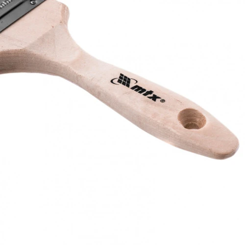 Кисть плоская Platinum 2", искусственная щетина, деревянная ручка MTX