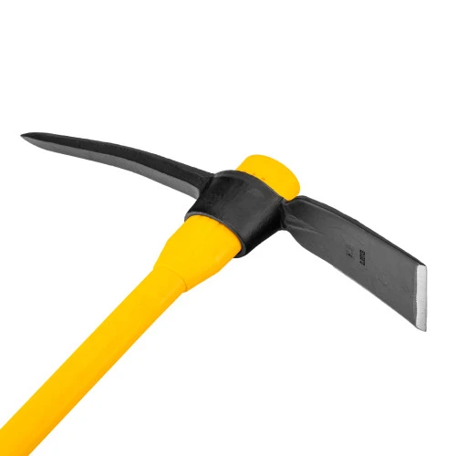 Кирка 2250 г, широкая, фиберглассовая обрезиненная рукоятка 900 мм Denzel