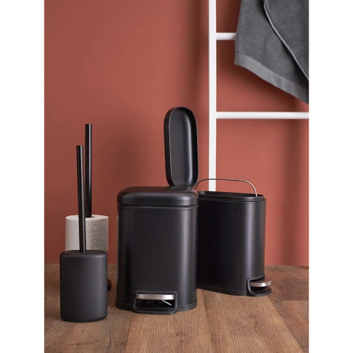 Держатель для туалетной бумаги slim, черный