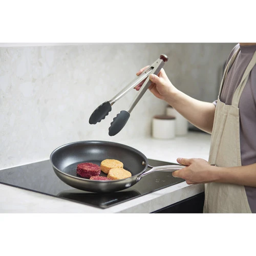 Щипцы кухонные smartchef, 33,5 см, серо-бордовые