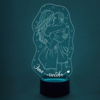 3D светильник  Светильник "Лайт - портрет (фото по контуру)"