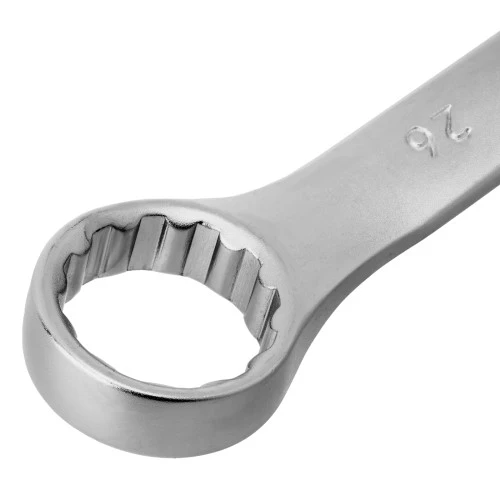 Ключ комбинированный, 26 мм, CrV, матовый хром Stels