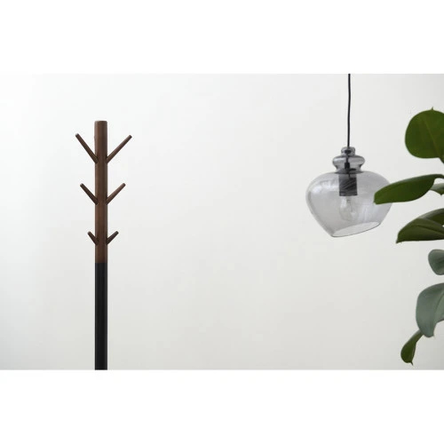 Вешалка напольная espen, 174 см,  черная/светлый орех