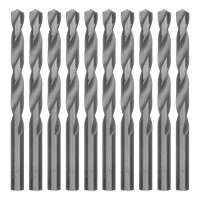 Сверло по металлу, 10 мм, полированное, HSS, 10 шт, цилиндрический хвостовик Matrix