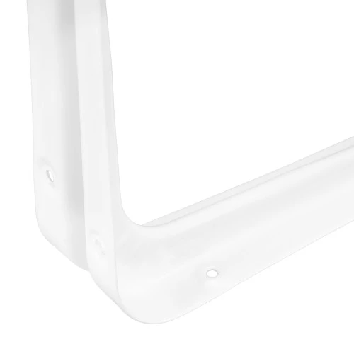 Кронштейн угловой с ребром, 175 х 225 мм, белый Сибртех