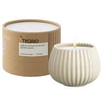 Свеча ароматическая secret santa из коллекции edge, бежевый, 30 ч