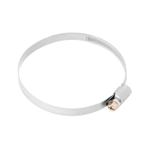 Хомуты нержавеющая сталь, Стандартное болтовое крепление 70-90 мм, 25 штук в упаковке, ширина 9 мм Сибртех