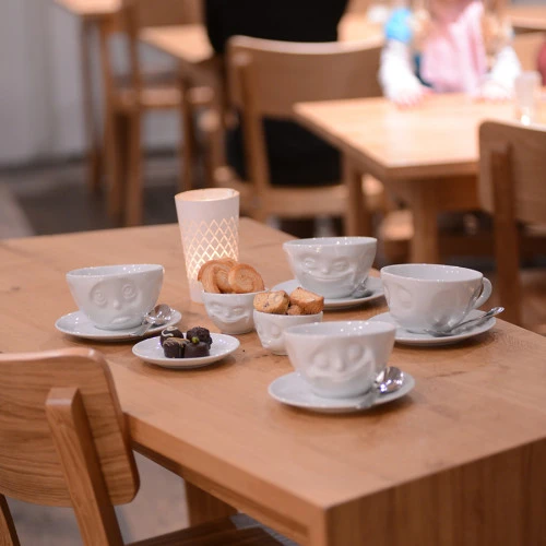 Чайная пара kissing, 200 мл, белая