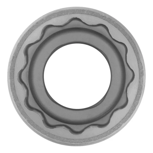 Головка торцевая, 17 мм, двенадцатигранная, CrV, под квадрат 1/2, хромированная Stels