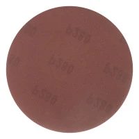 Круг абразивный на ворсовой подложке под "липучку", P 280, 125 мм, 10 шт Matrix