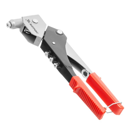 Заклепочник, 263 мм, поворотный 0-360 градусов, заклепки 2.4-3.2-4.0-4.8 мм Матрикс