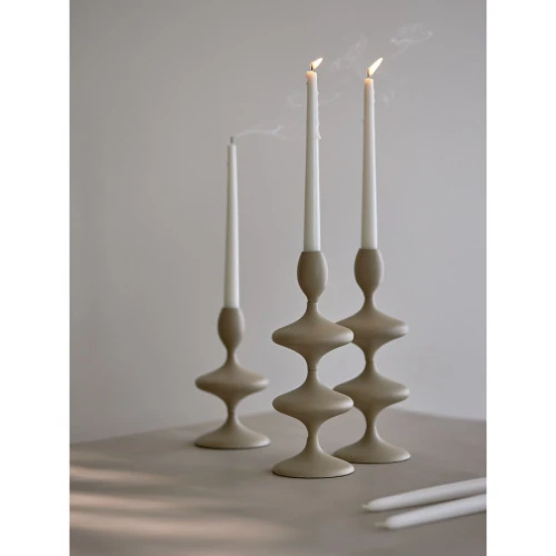 Подсвечник vivlend, 29 см, бежевый