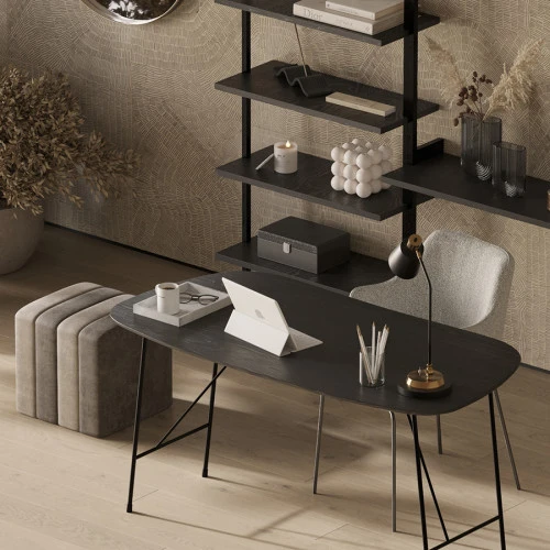 Стол письменный ander, 142,5х74 см, черный