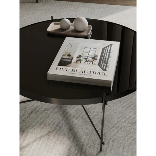 Столик josen, D85 см, черный