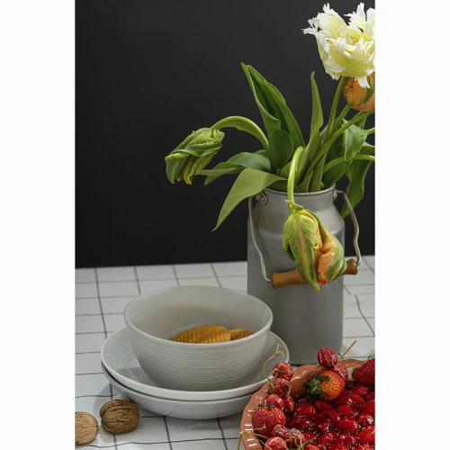 Набор тарелок для пасты in the village, D21,5 см, серые, 2 шт.