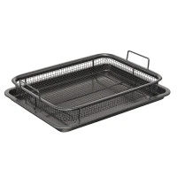 Противень для запекания с решеткой-гриль roast masters, 25х33 см, черный