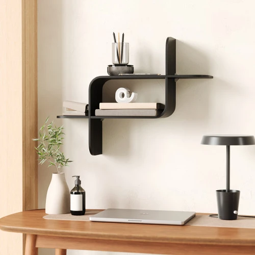 Полка настенная montage, черная