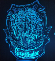 3D светильник  Гриффиндор - Gryffindor (Гарри Поттер)