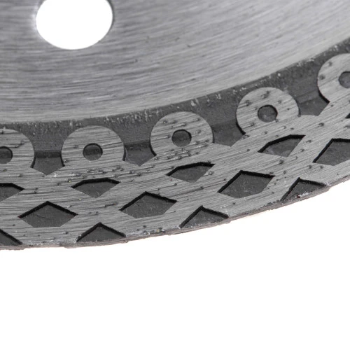 Диск алмазный, 115 х 22.2 мм, тонкий, сплошной (Jaguar) мокрая резка Gross