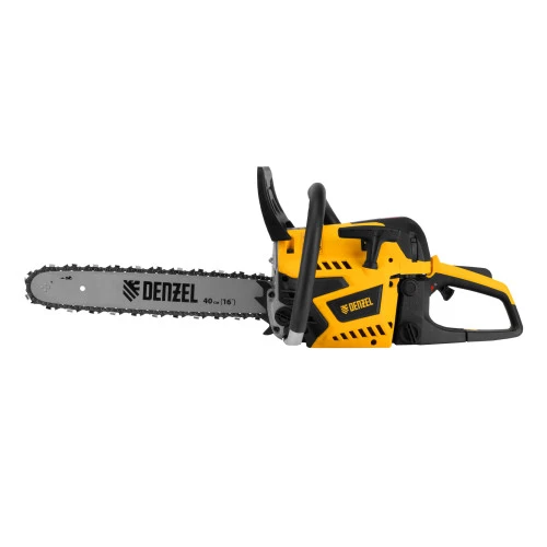 Пила цепная бензиновая DS-4516, шина 40 см, 45 см3, 2,5 л.с, шаг 0,325, паз 1,5 мм, 64 звена Denzel