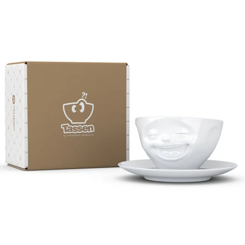 Чайная пара laughing, 200 мл, белая