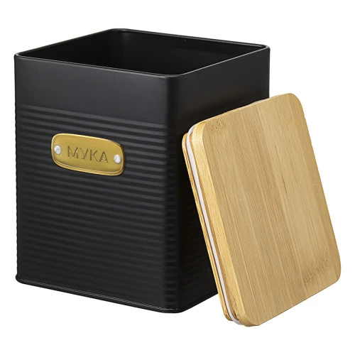 Банка для хранения муки irmel, 3,2 л, графит