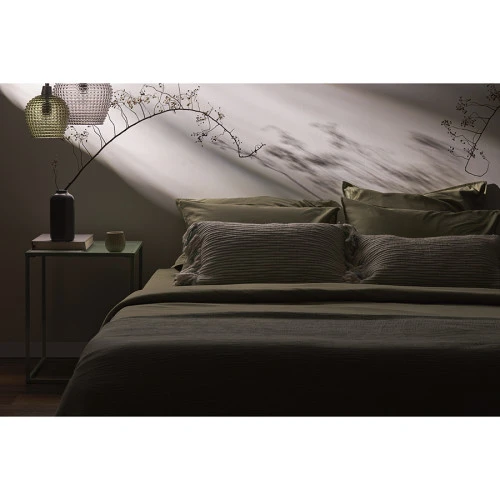 Чехол на подушку мятного цвета clouds из коллекции ethnic, 35х60 см