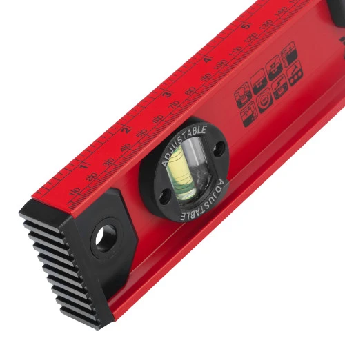 Уровень алюминиевый "Рельс", 600 мм, 3 глазка, усиленный Matrix