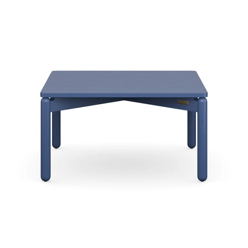 Столик кофейный saga, 75х75 см, синий