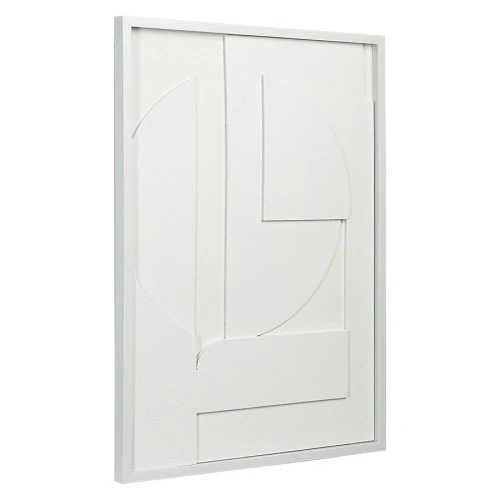 Панно декоративное с эффектом 3d minimalism, с белой рамой, 50х70 см