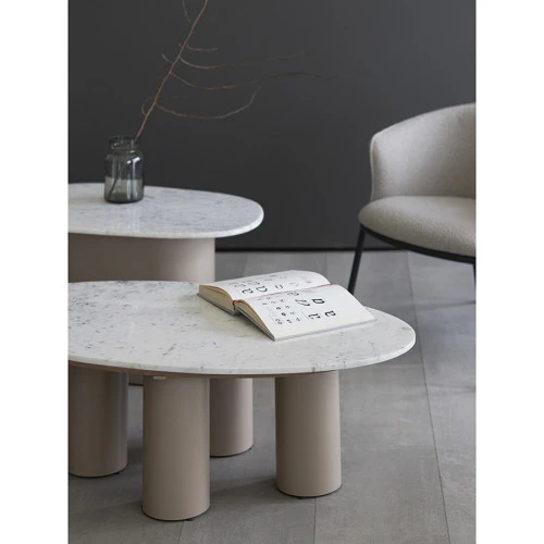 Столик кофейный mojo, 120х65,5 см, бежевый