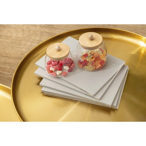 Столик кофейный dahl, D60 см, латунь/зеленый