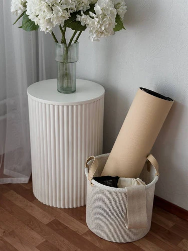 Корзина для хранения sustainable collection, D22х23 см, молочная