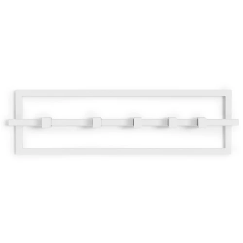 Вешалка настенная cubiko, 53 см, белая, 5 крючков