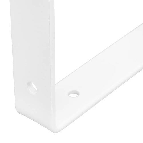 Кронштейн усиленный, 300 х 200 х 30 х 4 мм, белый Сибртех