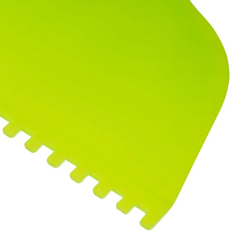 Шпатель для клея, пластмассовый, зубчатый 4 х 4 мм Сибртех