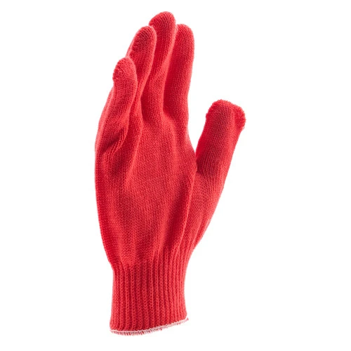 Перчатки трикотажные, акрил, коралл, оверлок Сибртех