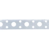 Лента перфорированная, вентиляционная, прямая, 0.55 мм, LP V, 1.7 см х 25 м, цинк Сибртех