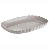 Поднос сервировочный tiffany, 32х22,5 см, серо-бежевый