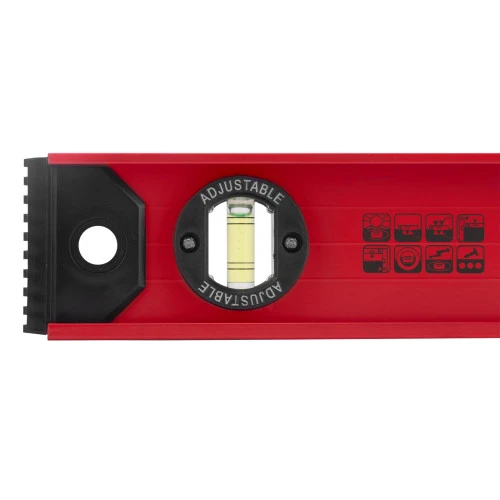 Уровень алюминиевый "Рельс", 400 мм, 3 глазка, усиленный Matrix