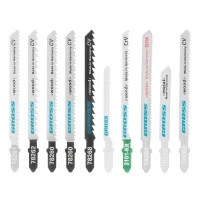 Набор полотен для электролобзика универсальный, 10 шт, Profi, пластиковый кейс Gross