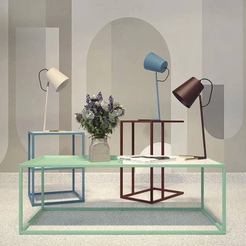 Лампа настольная byokko, D20х47 см, сливовая