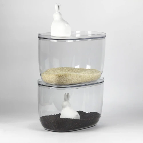 Контейнер с мерной ложкой bella bunny, 7 л