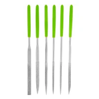 Набор надфилей алмазных, 140 х 50 х 3 мм, 6 шт Сибртех