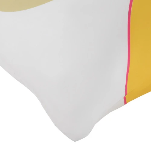 Набор из двух наволочек из сатина  горчичного цвета с авторским принтом из коллекции freak fruit, 70х70 см