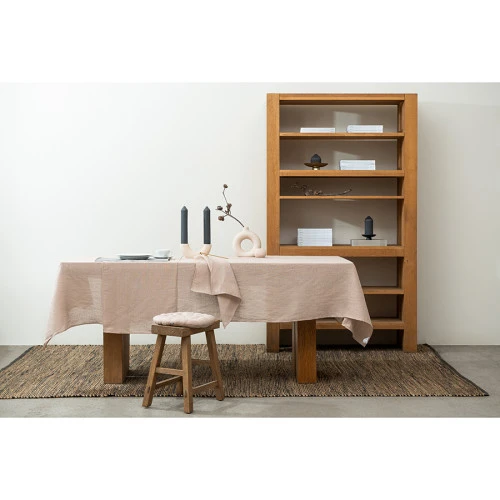 Скатерть из стираного льна бежевого цвета из коллекции essential, 150х250 см